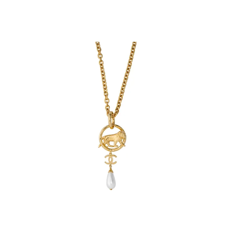 CHANEL Necklaces Women's Gold-0