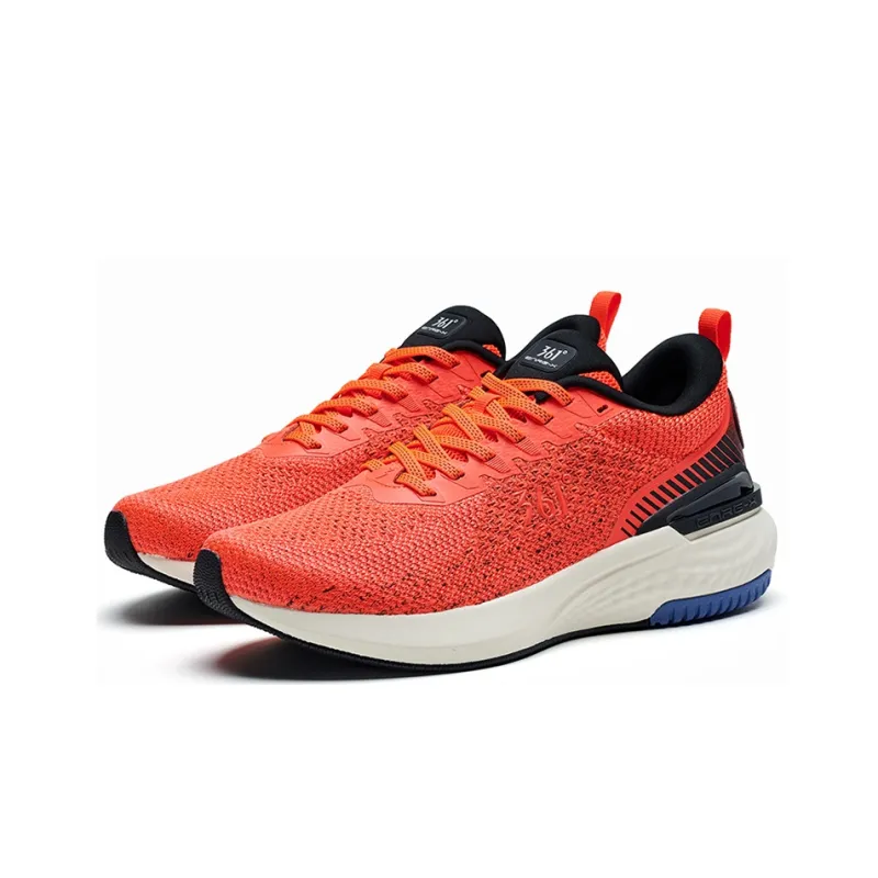 361° Cushioning Slip Resistant Low Top Running Shoes Men's Red Orange-2