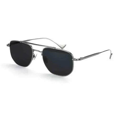 MORTON MUNCH Titanium Aviator Sunglasses Men's