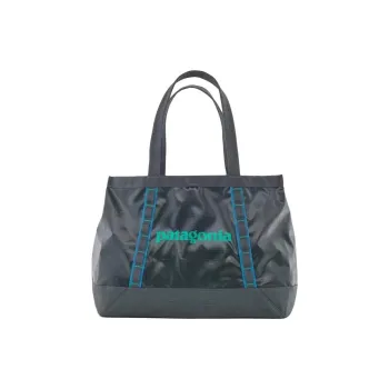 Patagonia Recycled Polyester Tote Bag Shopping Bag Shoulder Bag Handbag Regular Unisex Black & Multicolor