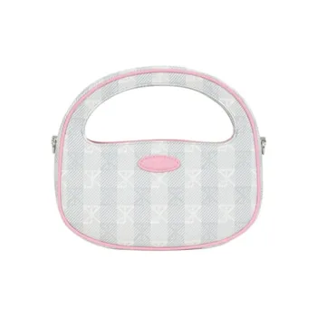 STAR TOWN PVC Shoulder Bag, Crossbody Bag, Handbag Trumpets Women's Mist Fantasy Pink/Coffee Brown