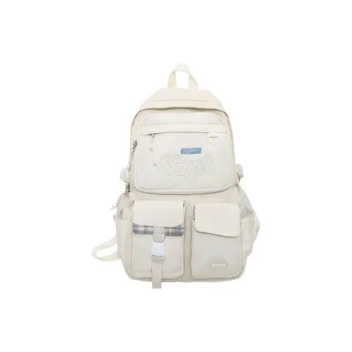 Chi Leopard Backpacks Off White