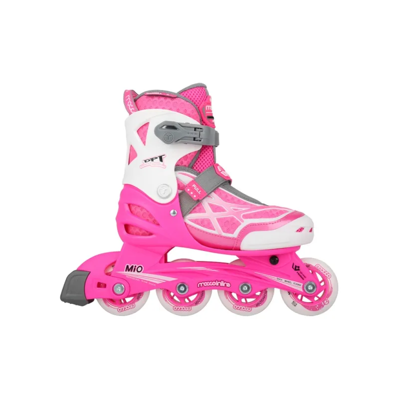 Michael Inline Skates Kids' Size Adjustable Pink-3
