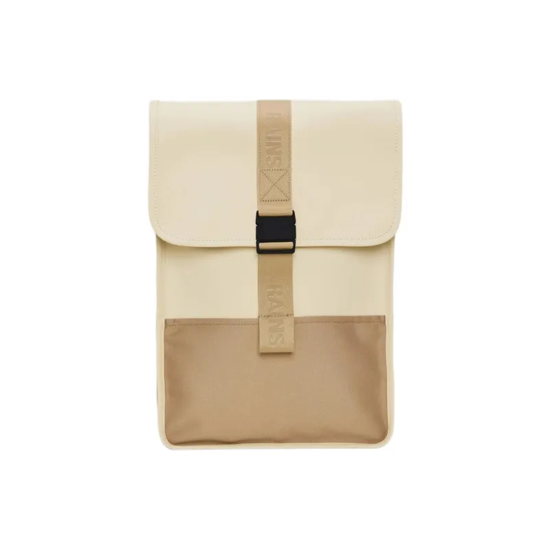 Rains Polyester Backpack Mini Unisex Sand Dune-0