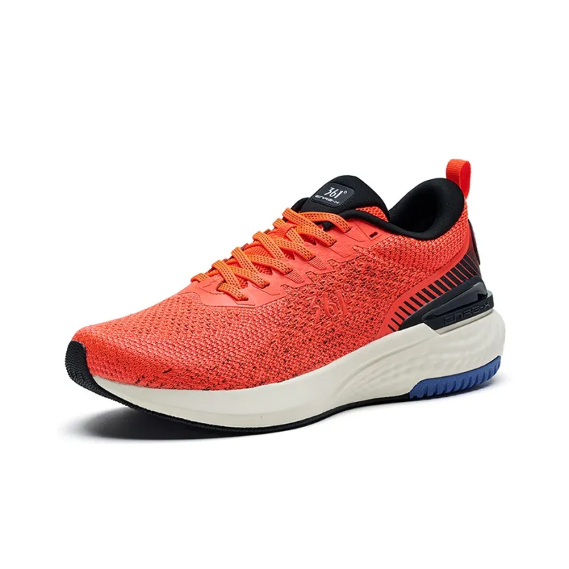361° Cushioning Slip Resistant Low Top Running Shoes Men's Red Orange-1