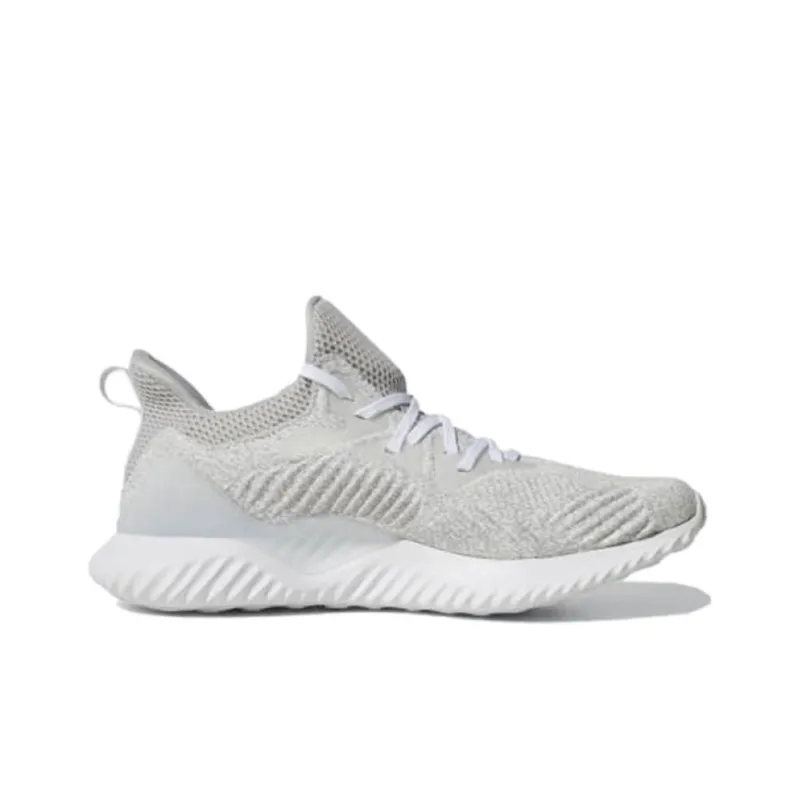 Adidas AlphaBounce Beyond Cushioned Wear-Resistant Breathable Low-Top Running Shoes Men's Gray-1