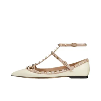 Valentino Rockstud Women's Casual Shoes Women's White