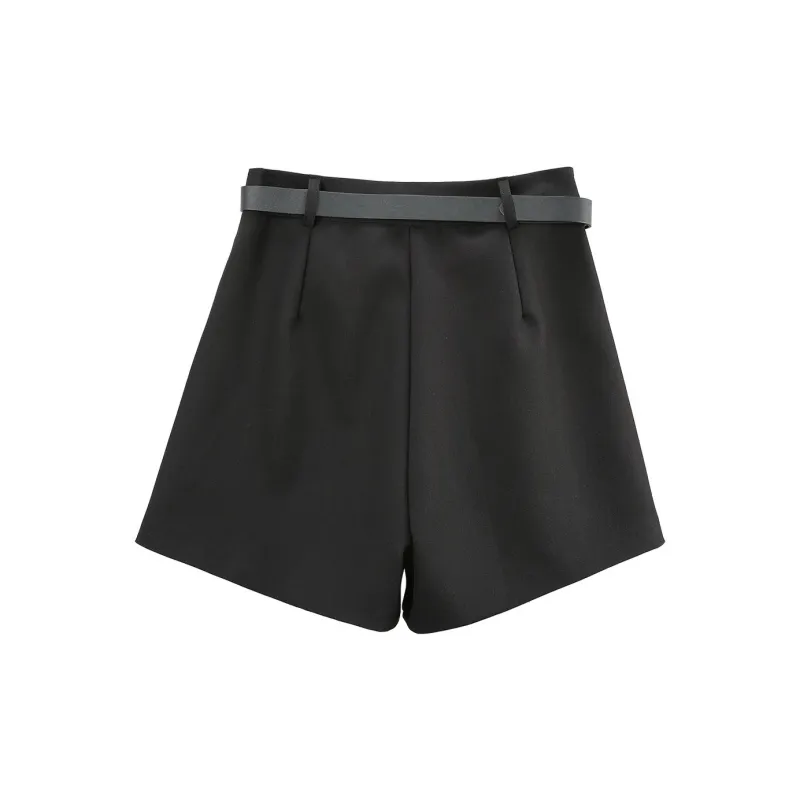 A Paradise For Awakening Casual Shorts Women's Black-1