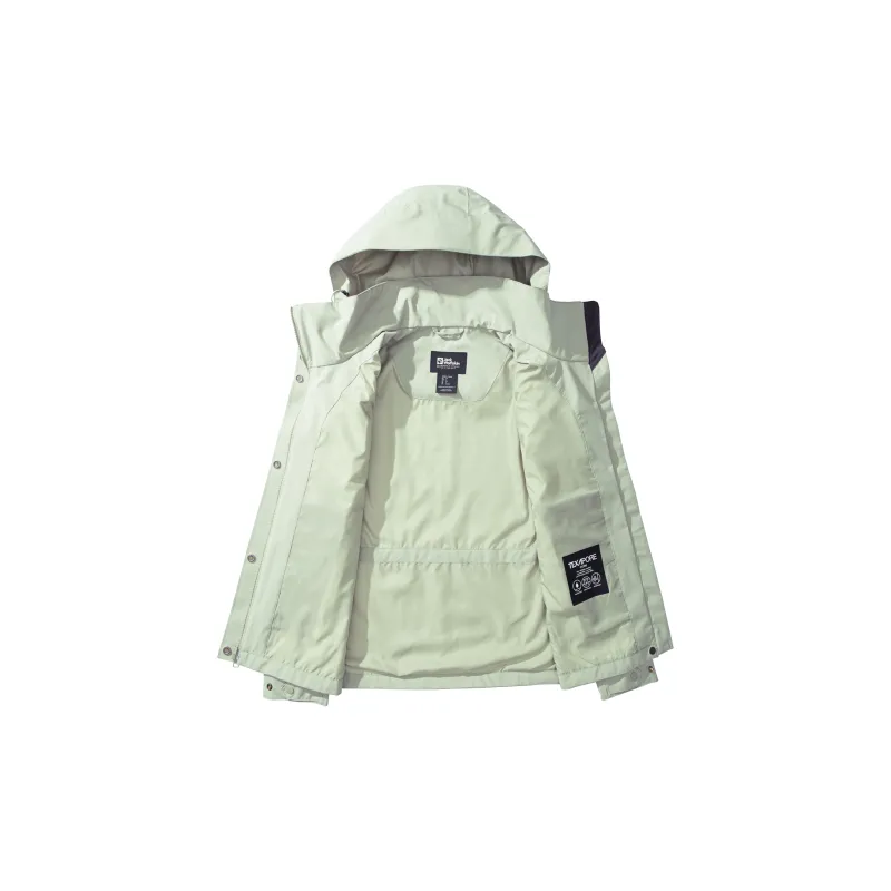Jack Wolfskin KARANA Outdoor Hiking Waterproof, Windproof, And Water Repellent Windbreaker Jacket Women's-1