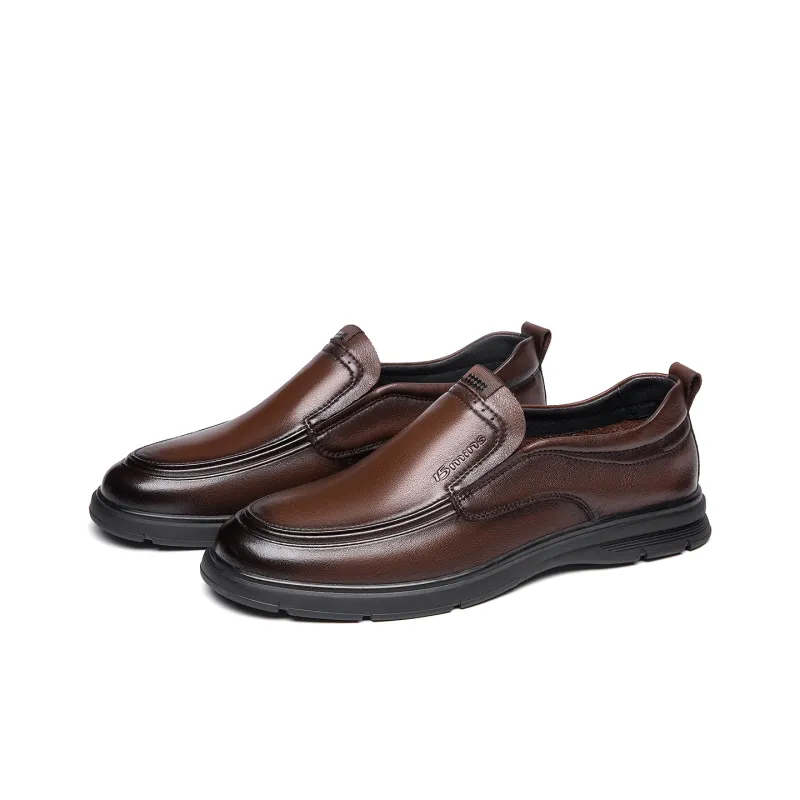 15 MINS Men's Casual Shoes Men Low Top Brown-5