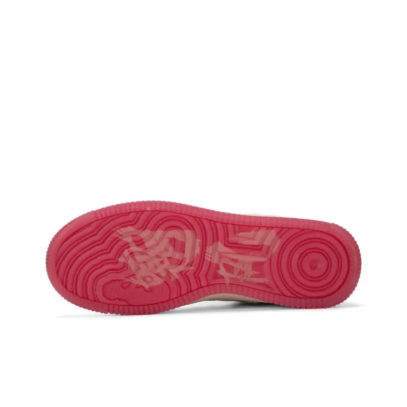 Kappa Anti Slip Wear Resistant Low Top Skateboard Shoes Unisex White Red-5