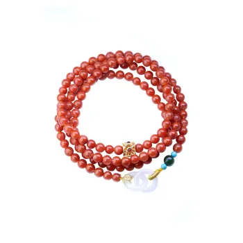 Linguanying Southern Red Agate Necklaces Women's