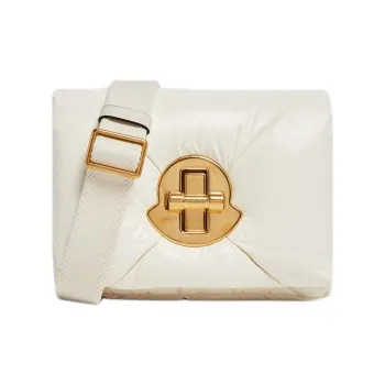 Moncler Nylon Shoulder Bag, Crossbody Bag Mini Women's White