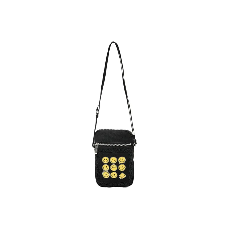 LiNing OG_SLICK Collaboration Cotton Shoulder Bag Crossbody Bag Unisex Black-1