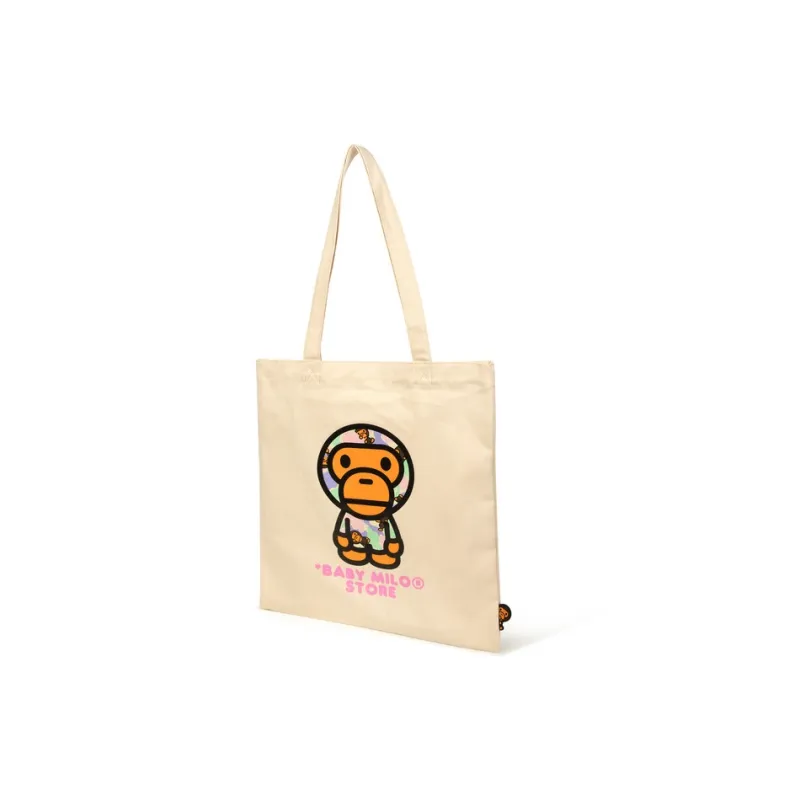 Aape Cotton Shoulder Bag Regular Women's Beige Pink-1