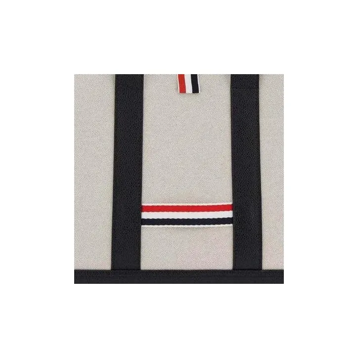 THOM BROWNE Medium Rwb Stripe Top Handle Bag-3