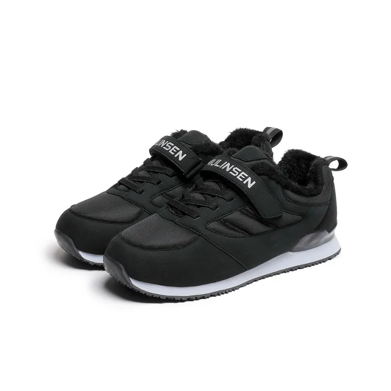 Mulinsen Casual Shoes Unisex Low Top Black/Dark Red/Dark Blue/Purple-18