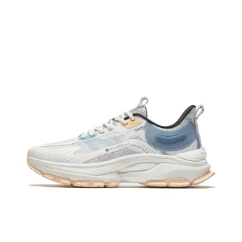 XTEP Shanhai Collection Dizi Chinese Flute Anti Slip Wear Resistant Low Top Sports Casual Shoes Men's White Blue