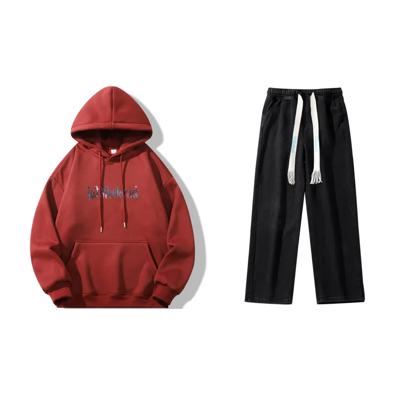 LA'T.WEEKEND Sweatshirt Set Unisex-17