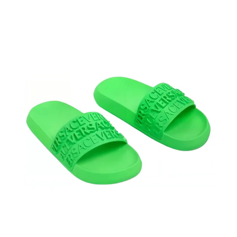 VERSACE Embossed-logo Slides-4