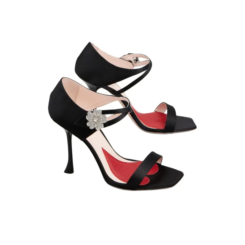 Roger Vivier I Love Vivier Strap Sandals Women's Black-1