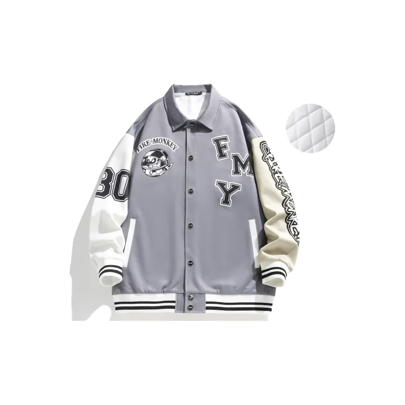 FireMonkey Baseball Jacket Unisex-4