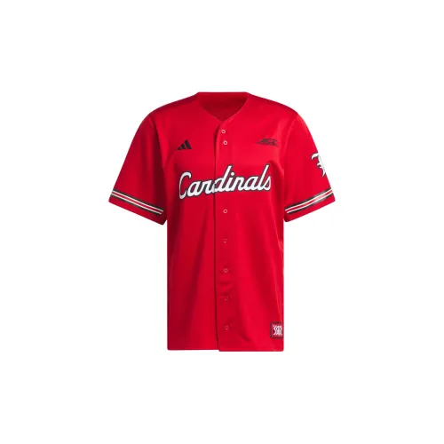 Adidas Louisville Baseball Jerseys Men Red