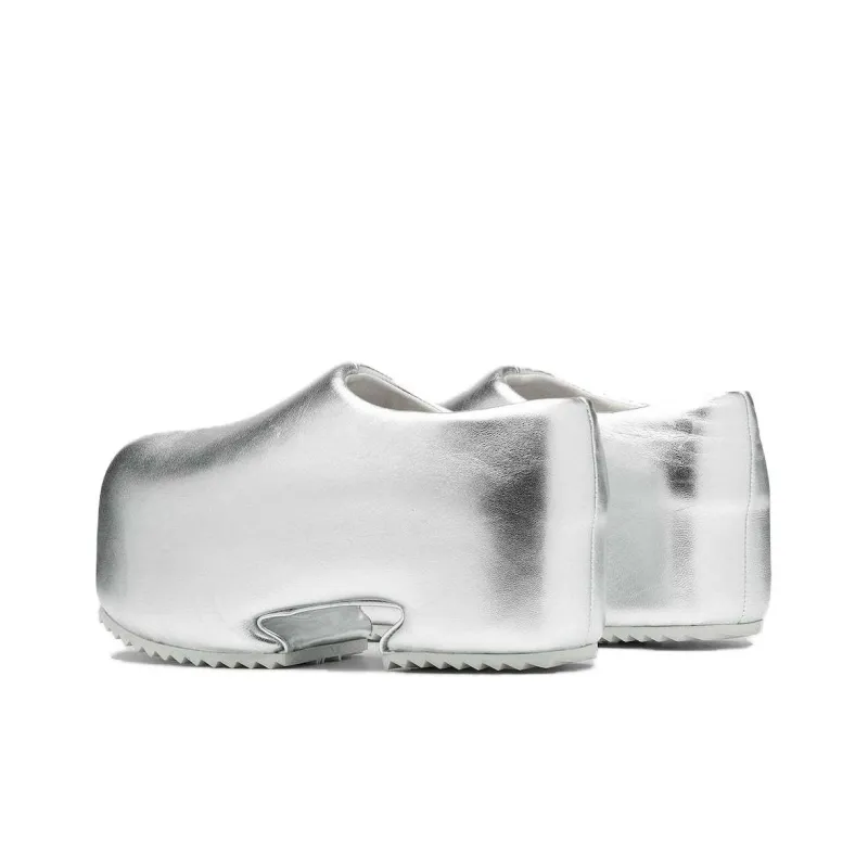 YUME YUME Wrap-toe Slippers Women's Silver-3
