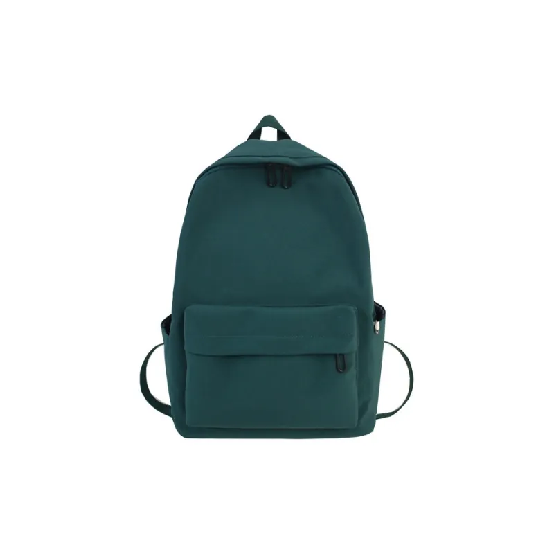 HACIN Nylon Backpack Medium Size Unisex Red/Green/Black-4