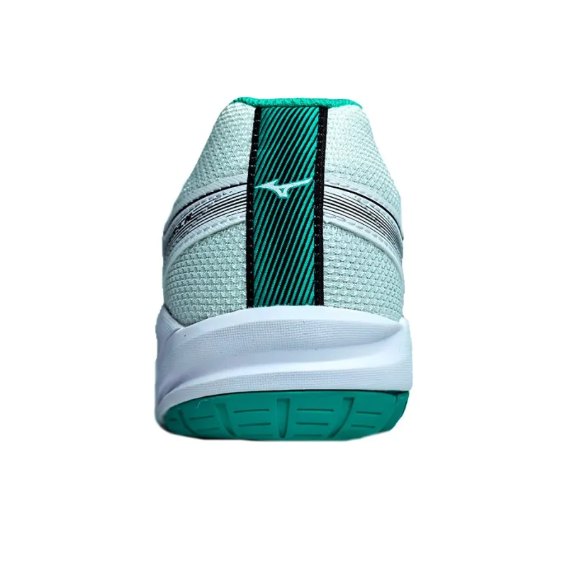 Mizuno Sky Blaster Shock Absorbers With Slip Resistant Features Low Top Badminton Shoes Unisex White Blue-3