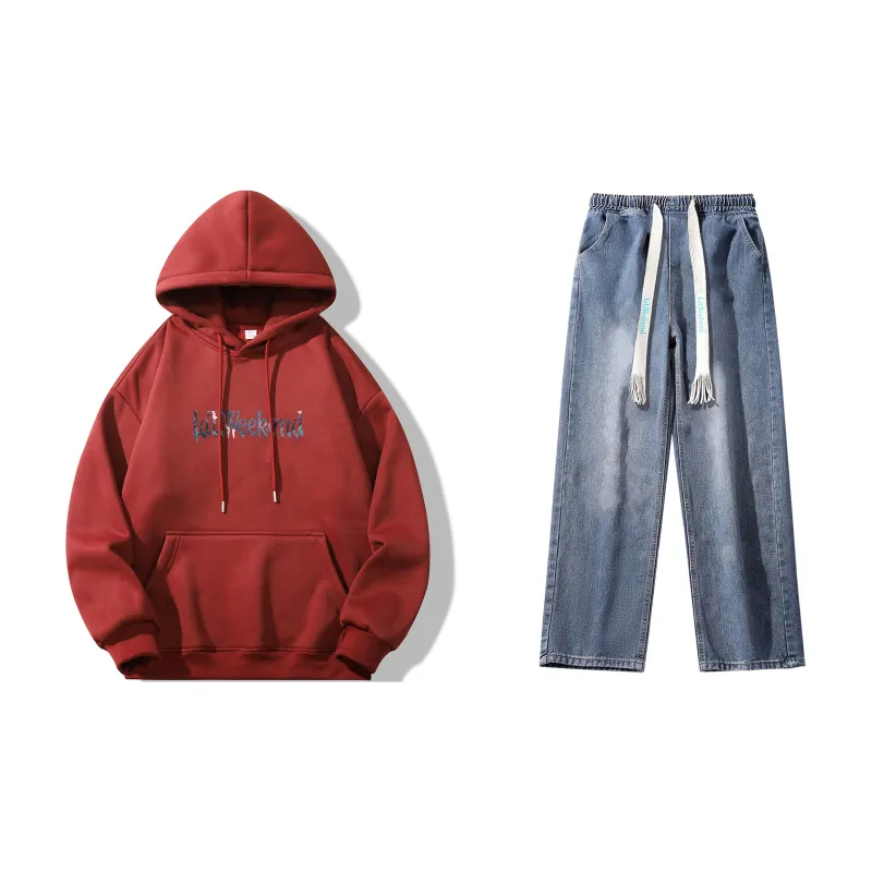 LA'T.WEEKEND Sweatshirt Set Unisex-35