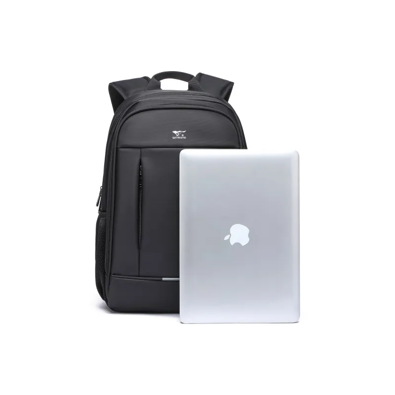 SEPTWOLVES Fabric Backpack Men's Black-3