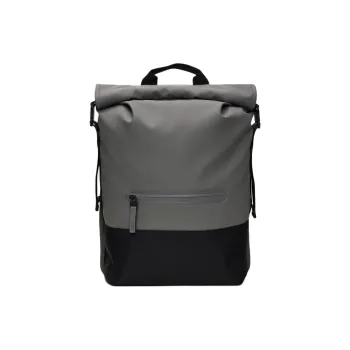 Rains Polyester Backpack Regular Unisex Gray