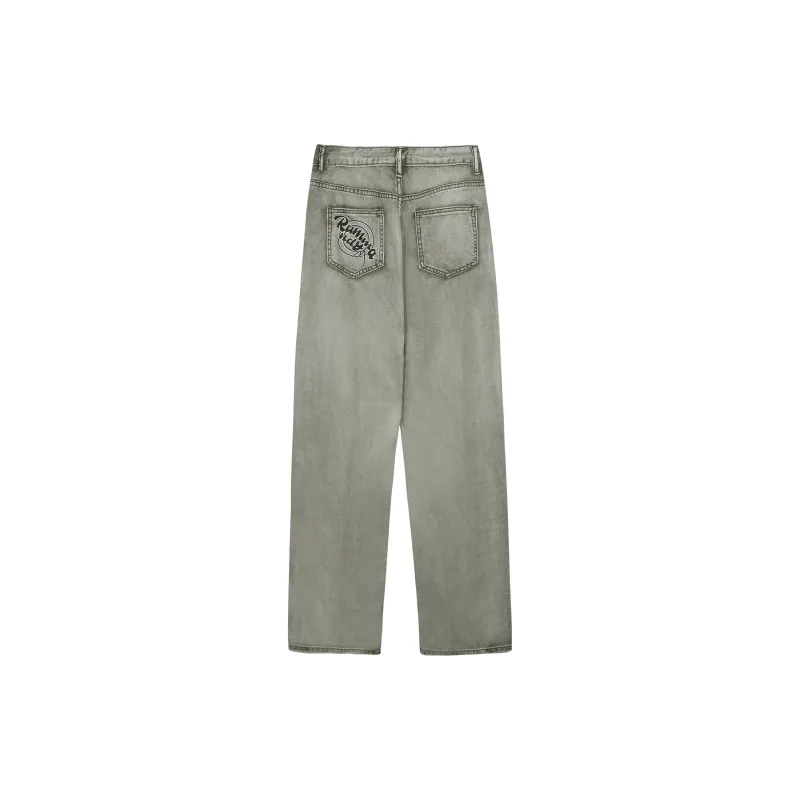 RUMMANDY Jeans Women's Olive Green-1