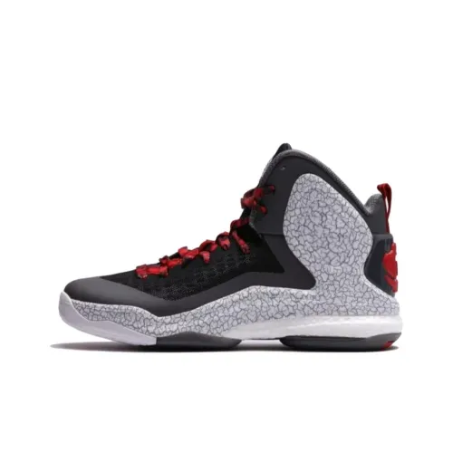 Adidas D Rose 5 Durable Breathable Mid Top Basketball Shoes Men's Black Gray