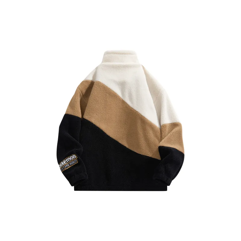 DoraemonA Fall Winter Velvet feel Coat Unisex-3