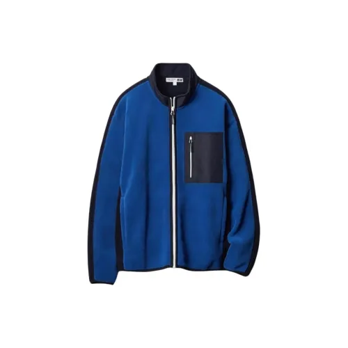 Jw Anderson X UNIQLO Velvet Jackets Unisex Navy Blue