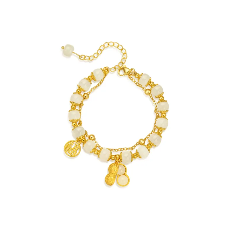 Huaying Chalcedony Jade Bracelets Women's-0