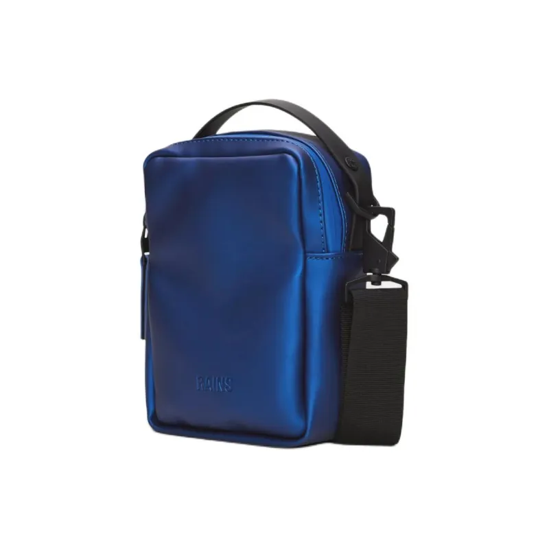Rains Polyurethane Reporter Bag Handbag Shoulder Bag Unisex Blue-1