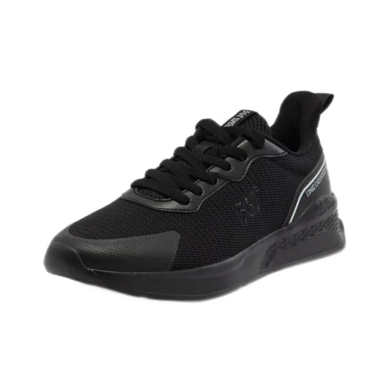 361° Slip Resistant Running Shoes Men's Black Silver-1
