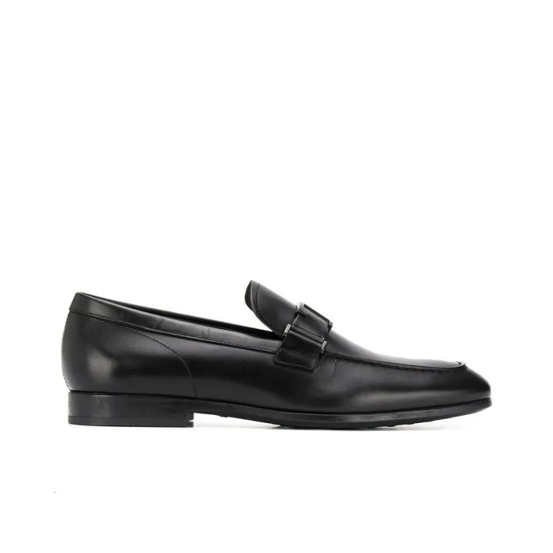 TOD'S Timeless T Plaque Loafers-1
