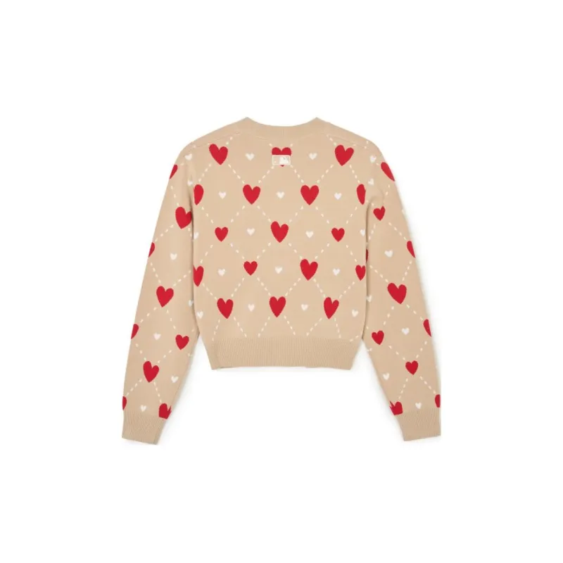 MLB SS24 Boston Red Sox Knitwear Women's Apricot-1
