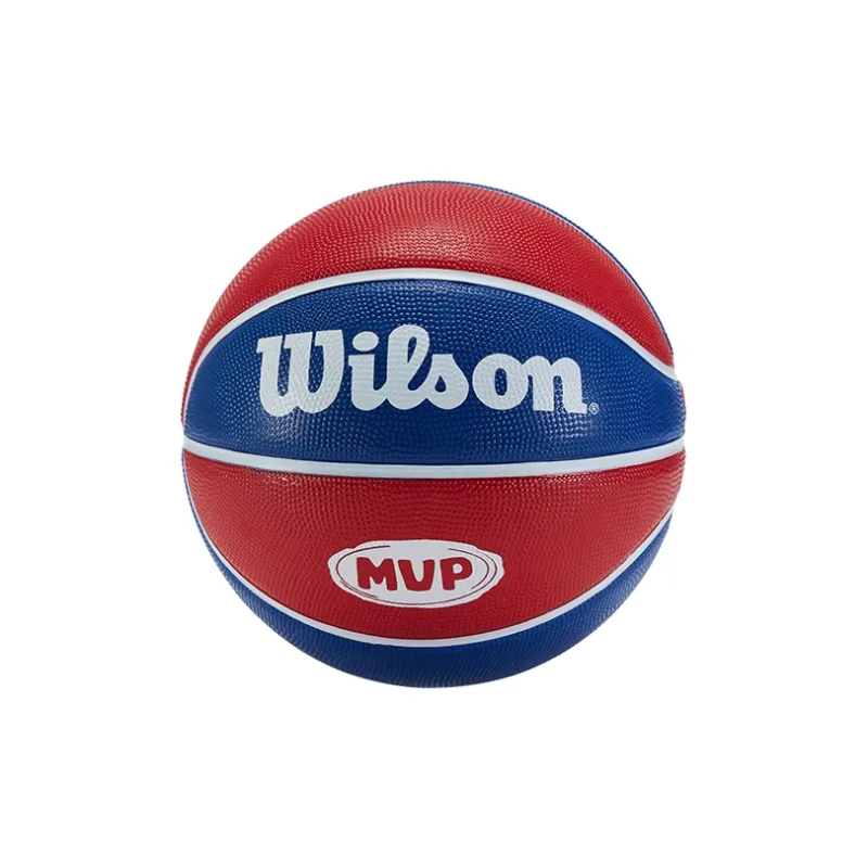 Wilson Rubber Basketball Red Blue Size 5 Training Unisex-0