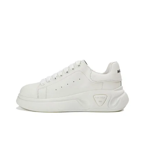 NAUTICA Skateboard Shoes Men Low-Top White