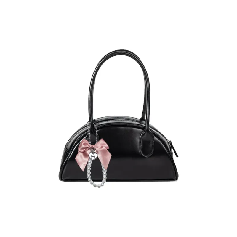 Hahhhsis PU Leather Shoulder Bags Handbags Large Size Women's Black-0