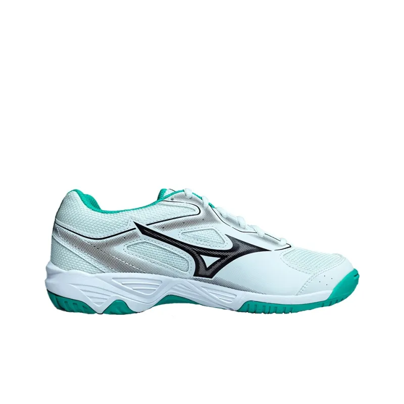 Mizuno Sky Blaster Shock Absorbers With Slip Resistant Features Low Top Badminton Shoes Unisex White Blue-1
