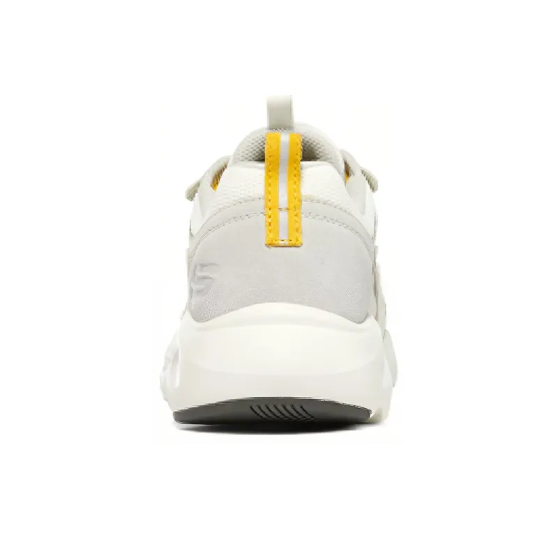 Skechers D'LITES Cushioning Anti-Slip And Wear-Resistant Low-Top Chunky Sneakers Men's Gray Yellow-3