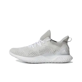 Adidas AlphaBounce Beyond Cushioned Wear-Resistant Breathable Low-Top Running Shoes Men's Gray