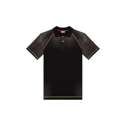 DIESEL Polo Shirts Men Black