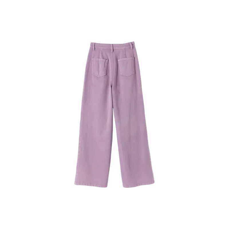 XIANGYING Jeans Women's Purple-1